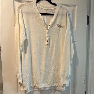 Abercrombie Bride Henley Top